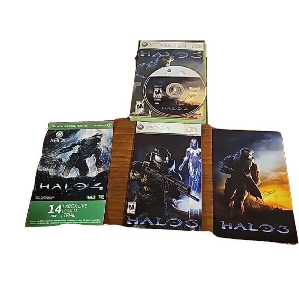 Halo 3 (Microsoft Xbox 360, 2007) - CIB with Poster